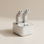 Electric shoe dryer on a clean studio background