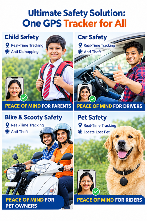 GPS tracker safety uses for children, cars, bikes and pets