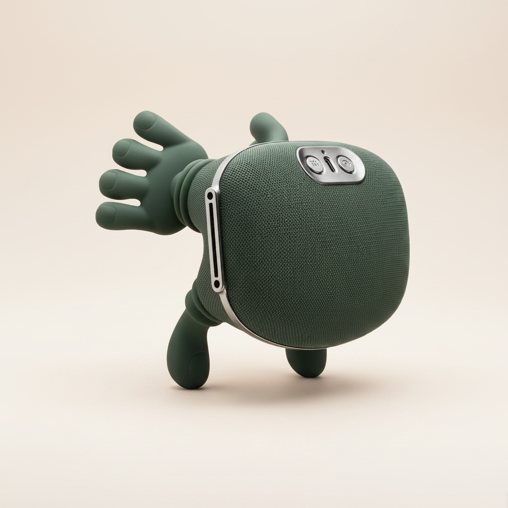 Shoulder and neck massager on a clean studio background