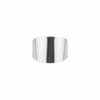 Stainless steel finger guard and cutting protector isolated on a white background