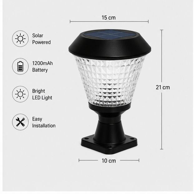 Solar Garden Gate Colour Light – Pack of 1
